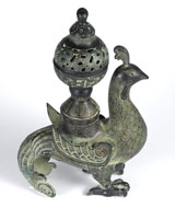 古代青铜香炉展